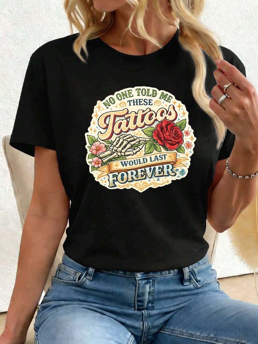 Women T-Shirts - Black - View 1