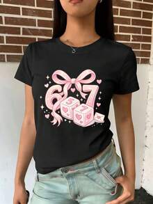 Women T-Shirts - Black - View 2
