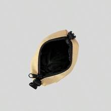 New Minimalist Elegant Phone Bag With Climbing Rope Shoulder Strap, Lightweight Nylon Bucket Crossbody Bag, Casual Versatile - Khaki - View 5