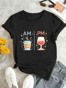 Women T-Shirts - Black - View 2