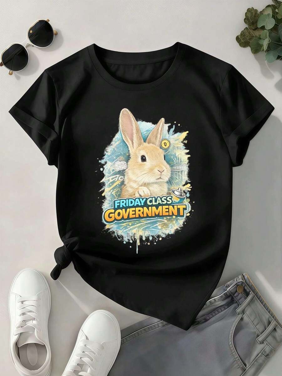 Women T-Shirts - Black - View 1