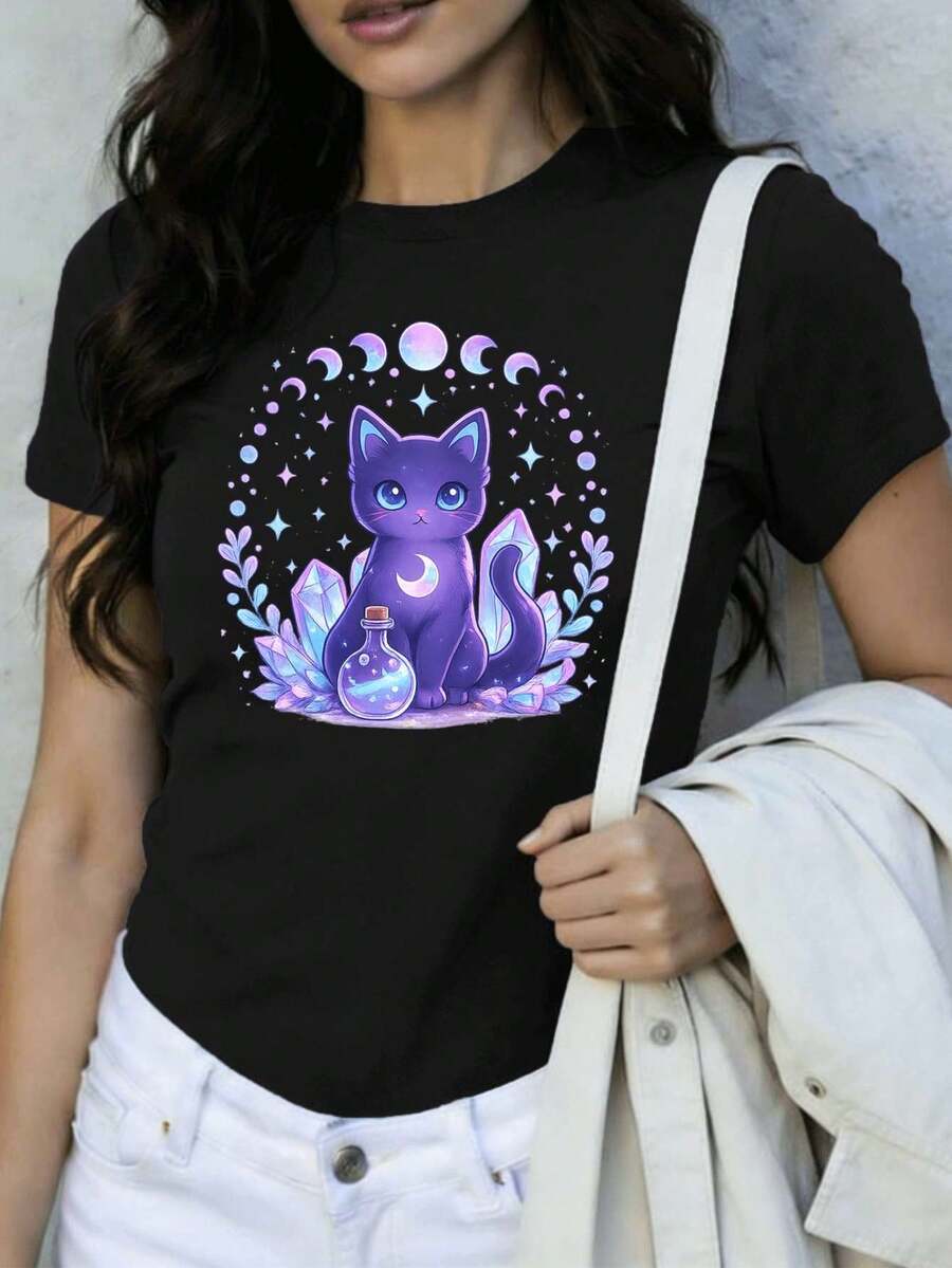 Women T-Shirts - Black - View 1