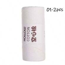 2mm Hollow Cotton Yarn, Suitable For DIY Crochet Bags, Handmade Knitting, Hats, Round Ropes, Pearl Strings - LUGU - View 33