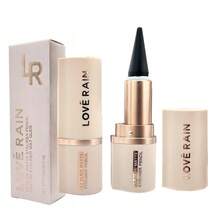 [Love Rain Brand] Matte Black Kajal Liquid Eyeliner Pen, Waterproof And Sweatproof, Long-Lasting, High Fixation, Fine Line, Precise Tip, Quick-Drying, For Graphic Cat Eye Eyeliner, Smudge-Proof, High Pigmentation, Vegan Cosmetic - 黑色 - 查看 8