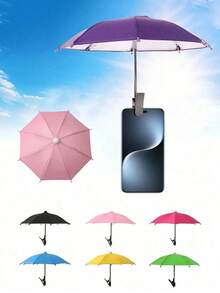 Portable Phone Sun Shade, Waterproof Phone Holder, Mini Multi-Function Anti-Glare Phone Sun Shade, Beach Essential Phone Shade, Travel Essential, Fitness And Study Supplies, Holiday Camping Essential, Gift Essential - Multicolor - View 2