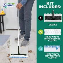 Deluxe Sweep + Mop: Multi-Surface Floor Cleaning Tool - 1 - 查看 6