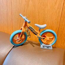1pc Cute Mini Balance Bike Keychain, Detachable Assembling Bicycle Model Pendant, Sliding Stress Relief Toy, Kawaii Macaron Color Backpack Charm, Couple Gift Car Decoration Ornament - Multicolor - View 14