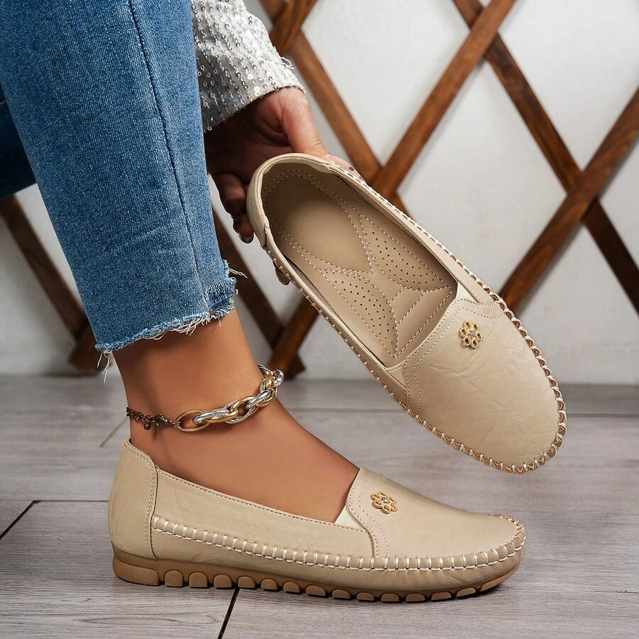 House Slippers - Off White - View 1