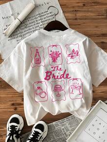 Plus Size T-Shirts - White - View 3