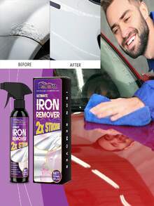Homonth Eliminador de óxido para automóviles - Elimina el óxido rápidamente sin dañar la pintura, universal para llantas, puertas, tornillos - Líquido - Ver 2