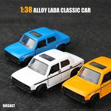 1 Chiếc (Đóng gói) Xe đồ chơi bé trai màu trơn tỷ lệ 1/38, một phần xe hợp kim kẽm, kiểu dáng nữ tính, đồ chơi cổ điển, xe đồ chơi đúc khuôn hợp kim cao cấp, mô phỏng xe cổ, có chức năng kéo lùi, có thể mở cả hai cửa bên, đồ chơi trẻ em. Thích hợp cho bé trai trên 3 tuổi. Xe đồ chơi hợp kim đơn lẻ, quà tặng ngày lễ, đồ sưu tập đồ chơi, quà sinh nhật, xe đồ chơi tinh tế. - Nhiều màu - Xem 3