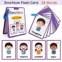 12 Themes Children's English Word Learning Flashcards, Early English Word Learning Supplies, Home School Classroom English Learning Assistance Tools - Multicolor - View 21