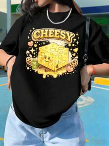 Women T-Shirts - Black - View 1