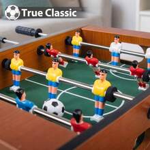 Mini Table Football Game, Wooden Desktop Soccer Board For Family Party, Indoor Interactive Sport - 桌上足球檯 - 查看 4