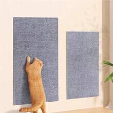 Thảm cào móng cho mèo, thảm gai dầu, bảng cào móng cho mèo, miếng dán chống cào móng cho ghế sofa, đồ dùng mài móng cho mèo, đồ chơi cho mèo. - Xám - Xem 1