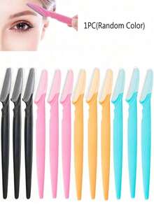 Women's Eyebrow/Face/Body Trimmer, With Cover Shaver, Makeup Tool Kit, Depilation Device, Facial Hair Trimmer, Haircutting Scissors, Hairdressing Supplies, Hairstyling Tools, Storage Bag, Organizer Box, Storage Container, Hair Accessory - Multicolor - View 9