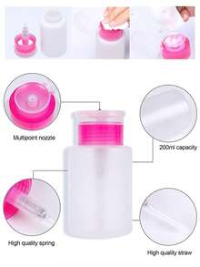 201PCS Nail Removal Tool Set - Nail Removal Cotton Pad 150ml Nail Cleaning Press Bottle Set. Suitable For Home Use, Also Suitable For Nail Salons And Beauty Parlors. Easy To Use(5/1pc) - Multicolor - View 4