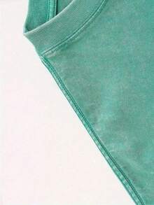 "Sketch Art Mickey Mouse" Minimal Disney T-Shirt - Mint Green - View 3