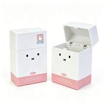 MIFFY 1个兔子造型便携式香烟盒，可爱兔子图案硬壳收纳盒，防水耐用，适合日常携带、旅行和送礼，非常适合兔子爱好者和时尚配饰爱好者。 - 彩色 - 查看 7