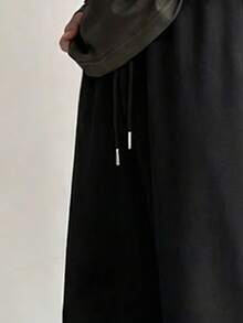 男士運動長褲，春秋薄款直筒慢跑褲，工作休閒男士長褲，適合日常健身與戶外穿著，男士夏季服飾，禮物 - 黑色 - 查看 5