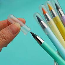 47 Colorful Pencils With 96 Replaceable Tips, Featuring An Everlasting Nib Design, HB Hardness And Eraser, Suitable For Writing, Drawing, Sketching, School & Office Supplies - 套裝 - 查看 4