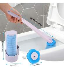 Cepillo Para Limpiar Inodoro Escobilla Desechable Baño 30pcs - 1 - Ver 6