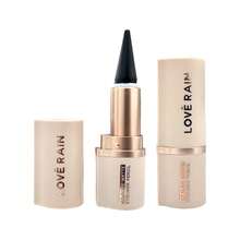 [Love Rain Brand] Matte Black Kajal Liquid Eyeliner Pen, Waterproof And Sweatproof, Long-Lasting, High Fixation, Fine Line, Precise Tip, Quick-Drying, For Graphic Cat Eye Eyeliner, Smudge-Proof, High Pigmentation, Vegan Cosmetic - 黑色 - 查看 12