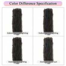 1 Gói 50g Tóc xoăn Afro màu nâu, dài 12/16 inch, tóc xoắn mềm mại dùng để nối tóc dreadlocks, tóc xoắn lò xo mềm mại để sửa chữa tóc dreadlocks, tóc xoắn nhỏ/tóc xoắn Marley, tóc tổng hợp dành cho phụ nữ và nam giới - Nhiều màu - Xem 9