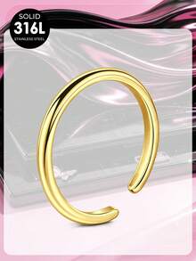 14K Gold Women's Toe Ring, Thin Beach Foot Jewelry Summer Adjustable Open Toe Ring 2mm 3mm 4mm - Plain Ring - View 10