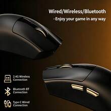 Acer Chuột chơi game không dây Bluetooth ba chế độ, siêu nhẹ chỉ 57g, có thể sạc lại, thiết kế cầm nắm ergonomic kiểu móng vuốt, lập trình macro, phối màu thời trang, phù hợp cho cả văn phòng và thể thao điện tử, cắm là dùng ngay. - Xem 5