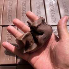 Soft Chocolate Bar Squishy Toy, High Rebound Slow Rebound Stress Relief Squeeze Toy, Squishy Toys, Cute Stuff, Nee Doh, Cheese Squishy, Squishy Dumpling, Fidget - 1PC - View 6