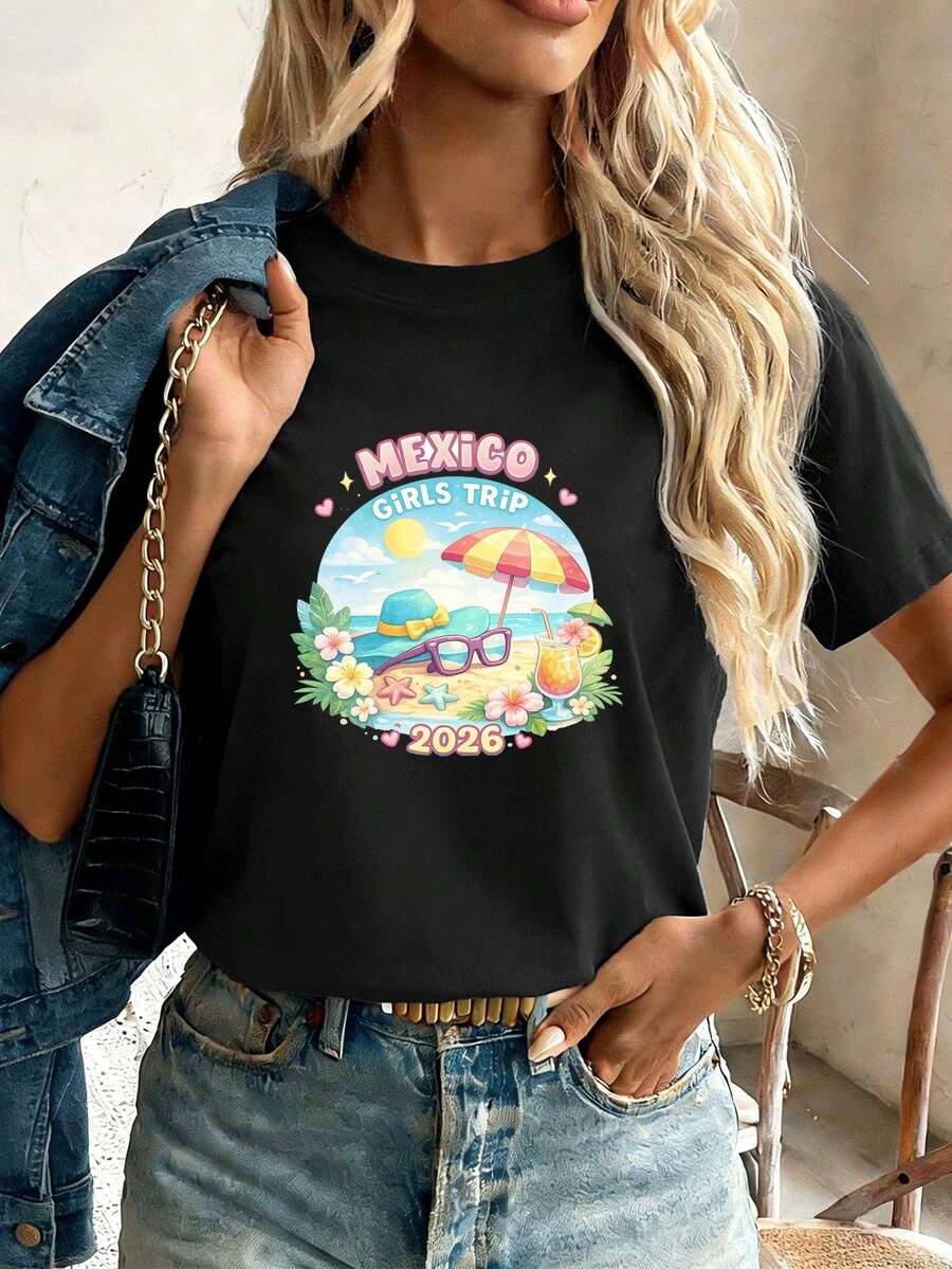 Women T-Shirts - Black - View 1