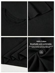 Women T-Shirts - Black-1 - View 3