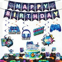 Trang trí tiệc sinh nhật chủ đề game neon, đồ trang trí treo hình tay cầm chơi game và máy chơi game, dành cho tiệc sinh nhật chủ đề game cho bé trai. - Nhiều màu - Xem 2