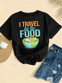 Women T-Shirts - Black - View 2