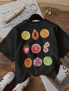 Plus Size T-Shirts - Black - View 3