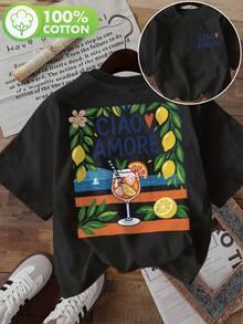 Plus Size T-Shirts - Black - View 7