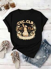Women T-Shirts - Black - View 2
