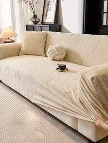 1 bộ bọc ghế sofa liền thân co giãn dùng được cả bốn mùa, chất liệu vải chống trượt, có thanh xốp chống trượt, có thể giặt máy, chống bụi, chống phai màu, thân thiện với thú cưng, phù hợp cho phòng ngủ, văn phòng, phòng khách, ghế sofa hình chữ L và ghế sofa 1/2/3/4 chỗ ngồi. - Màu be - Xem 8