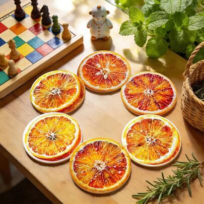 1/6/120 pièces Dessous de verre ronds en PET avec motif d'été, imprimés en 2D en forme de citron, pastèque, fraise. Convient pour le patio, la cuisine, le salon, les rassemblements à la maison, la décoration de table à manger. Cadeau idéal pour les amis et la famille, parfait pour la Saint-Valentin, la Fête des Mères, les anniversaires, les fêtes de mariage, la décoration de la maison. Meilleur cadeau pour les amies.