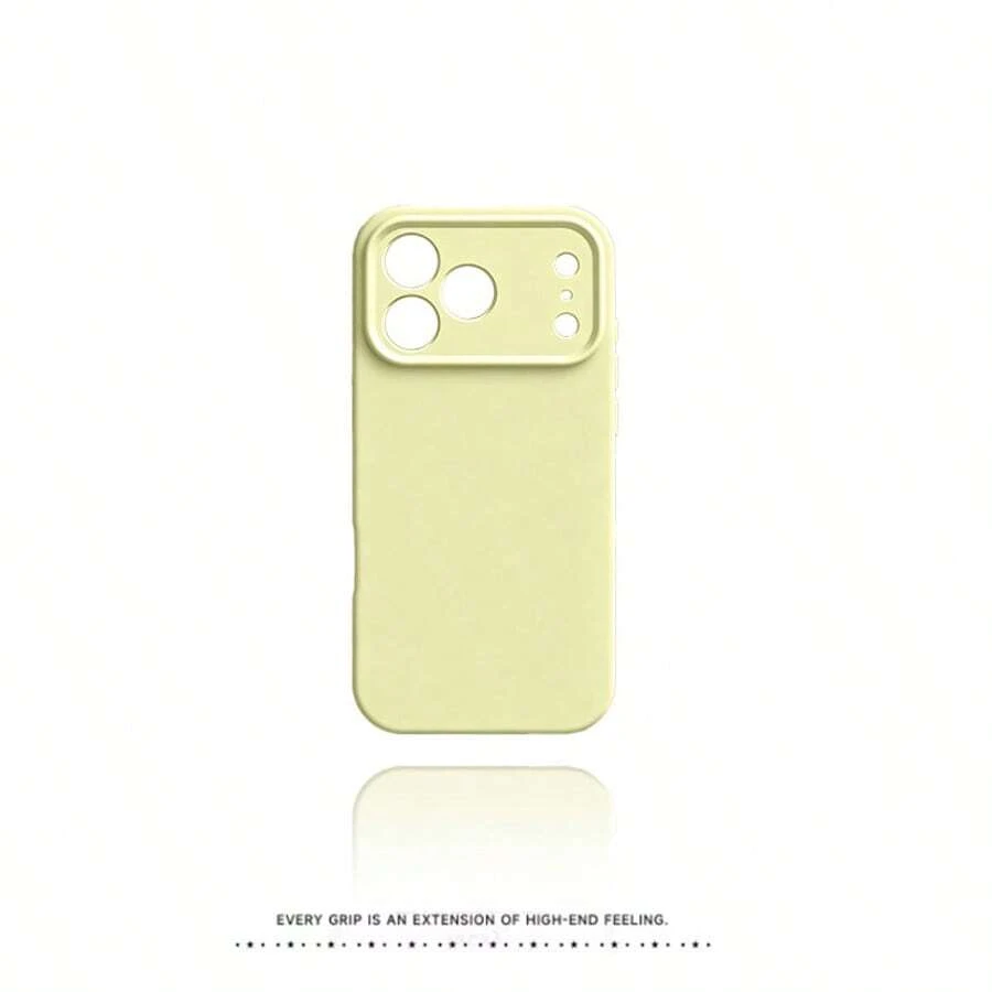 Skin-Friendly Soft Phone Case Compatible With IPhone 11 12 13 14 Pro Max 15 15 Pro Max 16 16 Pro 17 17 Pro 17 Pro Max - Yellow - View 1
