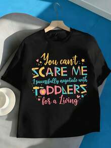 Women T-Shirts - Black - View 2