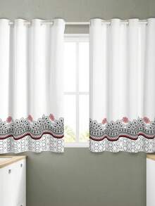 Kitchen And Window Curtain 2.00 X 1.50 Printed - Mandala - View 2