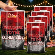 10pcs/Set Popular TV Series Themed Party Favor Bags, Birthday Party Gift Choice, Plastic Bag Decoration Banner Themed Party Supplies, Holiday Party Atmosphere Gift Bags - Multicolor - View 3