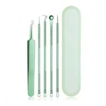 New High-End Blackhead Cleaner Set, Blackhead Remover Tool, Pimple Extractor Tool Kit, Stainless Steel Professional Blackhead And Blemish Removal Tool Set - Multicolor - View 12