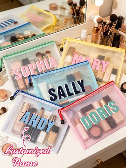 Borsa da toilette personalizzata con nome, borsa da viaggio personalizzata, adatta per piscina, spiaggia, vacanza, moda, conveniente, regalo per la festa della mamma, regalo per il partner, regalo da viaggio, regalo per le vacanze, forniture scolastiche, ritorno a scuola, regalo scolastico, forniture per ufficio, forniture per il college, forniture per la classe, regalo per l'insegnante, forniture universitarie, regalo per i colleghi, forniture per il dormitorio, regalo per l'insegnante, valigie e bagagli da viaggio