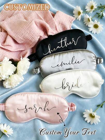 หน้ากากปิดตานอนผ้าซาตินแบบกำหนดเอง, หน้ากากปิดตาแบบส่วนตัวพร้อมชื่อและข้อความที่ปรับแต่งได้, หน้ากากปิดตาสำหรับฤดูร้อน - เรียบเนียนและเย็นสบาย, หน้ากากปิดตานอนผ้าซาติน, ของชำร่วยสำหรับเพื่อนเจ้าสาว, ของขวัญเพื่อนเจ้าสาวส่วนตัวสำหรับงานแต่งงาน, หน้ากากปิดตาแบบกำหนดเอง, ของขวัญแต่งงานส่วนตัว, หน้ากากปิดตานอนสำหรับทีมเจ้าสาว, ของชำร่วยสำหรับงานเลี้ยงสละโสด, ของขวัญแต่งงานสำหรับเธอ, หน้ากากปิดตาแบบมีอักษรย่อ, หน้ากากปิดตาสำหรับเดินทาง, ที่ปิดตาแบบกำหนดเอง, ของชำร่วยสำหรับงานเลี้ยงเจ้าสาว, หน้ากากปิดตานอนสำหรับผู้หญิง ของชำร่วยสำหรับงานเลี้ยงสละโสดสำหรับเธอ, หน้ากากปิดตานอนสำหรับเดินทางสำหรับทีมเจ้าสาว
