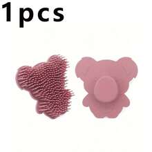 1pc Scalp Exfoliating Shower Brush - Exfoliating, Massaging And Cleansing Tool (Mud Removal Sponge) - Solid Color - View 14