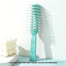 NEFOUME 19.5厘米宽空心背部按摩梳，舒适防滑手柄，打造蓬松发型，适合家庭或沙龙使用。 - 黑色 - 查看 12