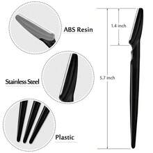 3/30/40片装眉毛修剪器，化妆美容工具，眉毛剃刀，面部及身体脱毛刀片，眉形修整刀 - 升級款 - 查看 5